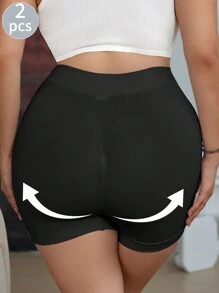 2pcs Seamless Patterned Panty Set For Women, Valentine's Day - Multicolor - View 1