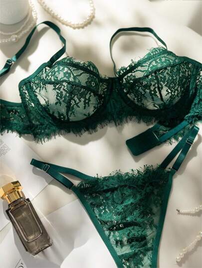 Women Kanten Verleidelijke Lingerie Set view 3