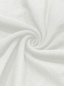 Dazy Plus Form-Fitting Solid Color Turtleneck Undershirt, White, Spring/Summer/Autumn - White - View 6