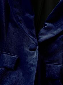 GlowEve Women's Autumn/Winter Fashion Velvet Suit Set Fall Cloth For Women