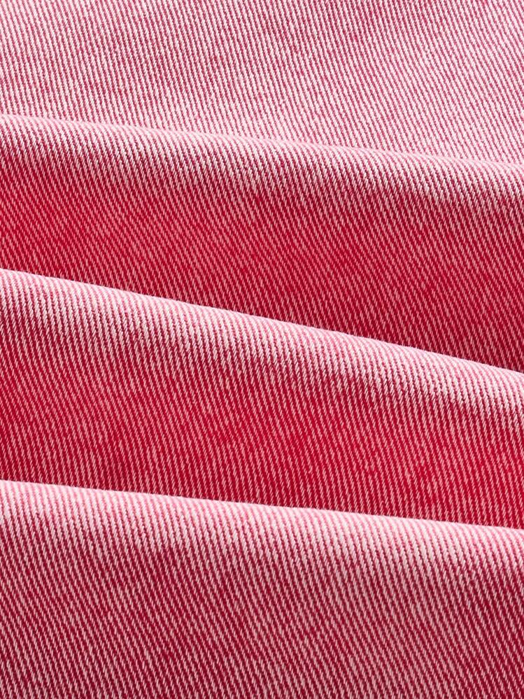 SHEIN MOD Жіночі джинси прямого крою MOD Sweet Fit, рожеві, одяг на День святого Валентина, штани на День святого Валентина, мішкуваті джинси на День святого Валентина - Рожевий - Переглянути 6