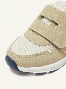 Zapatillas deportivas cómodas y antideslizantes para bebés y niños pequeños, de color claro y con diseño de patchwork versátil para todas las estaciones - Albaricoque - Ver 8