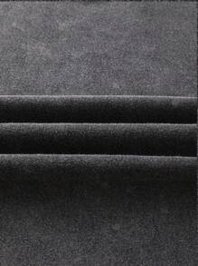 ROMWE MEN Street Life 男士水洗仿旧复古连帽衫，街头服饰 - 黑色 - 查看 5