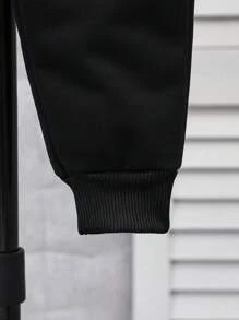 SHEIN Infant Girl Classic Plaid Jacket And Hoodie Sweat Pants, Comfortable For Autumn/Winter