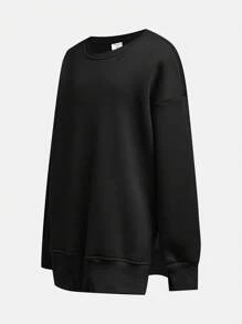 SHEIN Tween 女童两件套休闲舒适宽松圆领运动衫 - 彩色 - 查看 8
