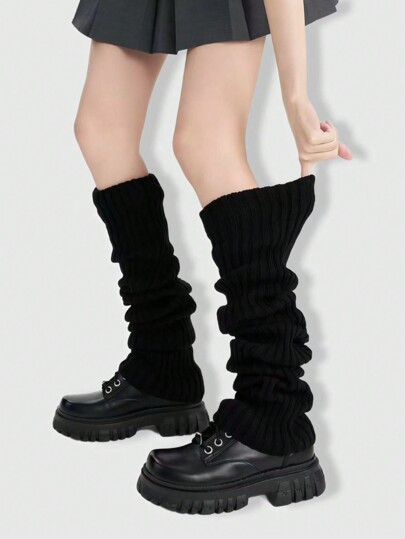 Anime 1 Paar schwarze Überknie-Lange Socken für Frauen