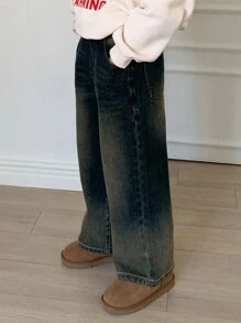 DAZY Tween Girl Denim Jeans - Blue - View 8