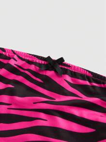 ROMWE Grunge Punk Y2K Gyaru Retro Tight Fitting Women Tube Top - Hot Pink - View 3