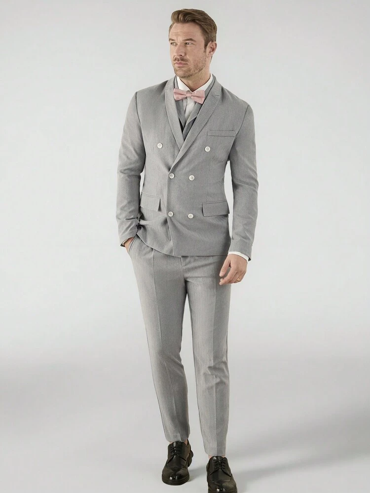 Men's Woven Casual Blazer Jacket