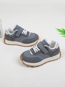 1 Pair Children Casual & Comfortable Outdoor Sports Shoes For Boys And Girls, All Season - Grey - View 8