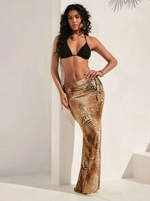 Opulessa Chân váy maxi nữ cạp chun, phối họa tiết da báo và vằn ngựa vằn, gợi cảm, thích hợp cho đi chơi, xem hòa nhạc, dự tiệc, câu lạc bộ, hẹn hò, dạo phố, nghỉ mát, đi biển, dự đám cưới ngoài trời. Đây là chiếc váy thanh lịch dành cho nữ, thích hợp cho các buổi hòa nhạc, tiệc tùng, câu lạc bộ, ngày Valentine, lễ tốt nghiệp, ngày của Mẹ, cho mùa thu và mùa đông. - Màu Khaki - Xem 2