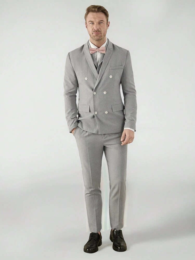 Men's Woven Casual Blazer Jacket