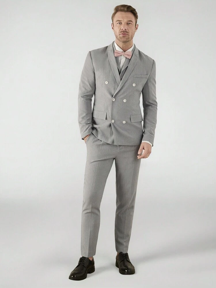 Men's Woven Casual Blazer Jacket