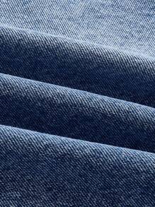 SHEIN MOD تنورة جينز صغيرة ملفوفة للسيدات، ضيقة وكاجوال، تنورة جينز Y2K صغيرة، تنورة صغيرة، تنورة نسائية زرقاء، تنورة جميلة