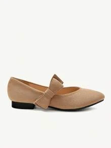 CUCCOO CHICEST Pointed Toe Comfortable Bow Decor Women Flat Shoes For Christmas And New Year Holiday Vibe Fall And Winter Valentines