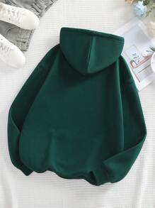 INAWLY Sudadera casual minimalista para mujer, para uso diario
