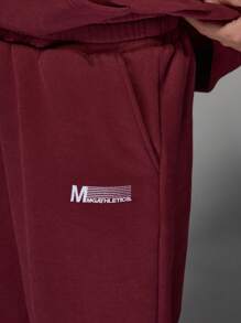 MISSGUIDED Pantalones de chándal de felpa deportiva con ajuste holgado y relajado, pantalones para el invierno, ropa deportiva casual con bolsillos laterales, cintura elástica y tobillos acanalados