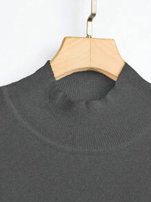 Linhara Conjunto de suéter y pantalones informal de tallas grandes con bloques de color y rayas, para otoño/invierno