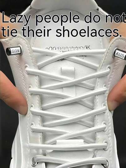 1 Pair 100cm/39.4in Elastic No Tie Shoelaces – Tieless Laces For Sneakers, Running Shoes, Slip-On Laces For Men Women, One Size Fits All Adults (Black/White/Colors)