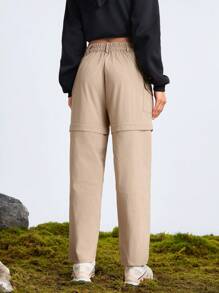 In My Nature Pantalones de senderismo/camping/desplazamiento urbano para mujer, desmontables y de dos secciones