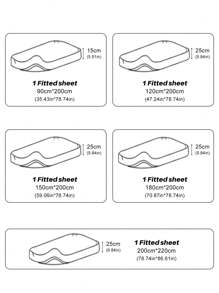 1 件装绿色小格子图案牛奶绒床笠，简约时尚现代风格床笠，温暖舒适，适合秋冬季 - 綠色 - 查看 3