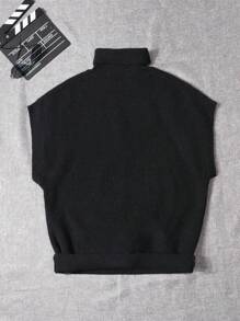 Claim Dot Cardigan uomo casual in colore unito con maniche a pipistrello, largo e versatile