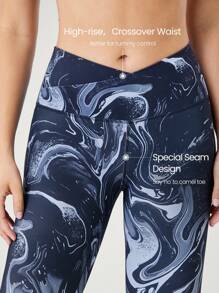 GLOWMODE 28" FeatherFit™ Crossover Leggings Gym