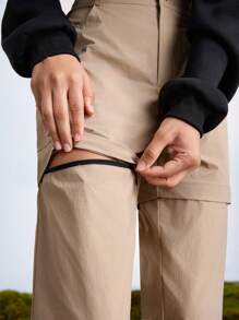 In My Nature Pantalones de senderismo/camping/desplazamiento urbano para mujer, desmontables y de dos secciones