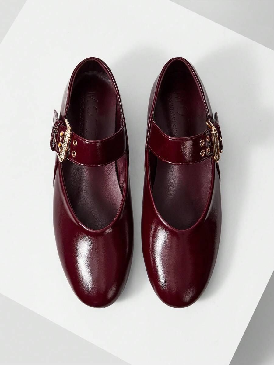 MOTF PREMIUM ROUND TOE FASHIONABLE FLAT CASUAL SHOES FOR WOMEN, AUTUMN NEW YEAR HOLIDAY