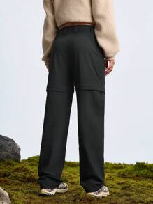 In My Nature Women's Detachable Waterproof Hiking Pants For Outdoor Camping, Trekking, And Urban Commuting Women Convertible Hiking Pants Women Outdoor Pants Women Water-Repellent Pants Detachable Pants Zip-Off Pants Women