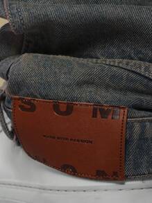 SUMWON Flare Fit Washed Mix And Match Jean - Blue - View 6