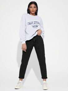 Flexra 女式前扣口袋简约牛仔裤，适合日常休闲穿着