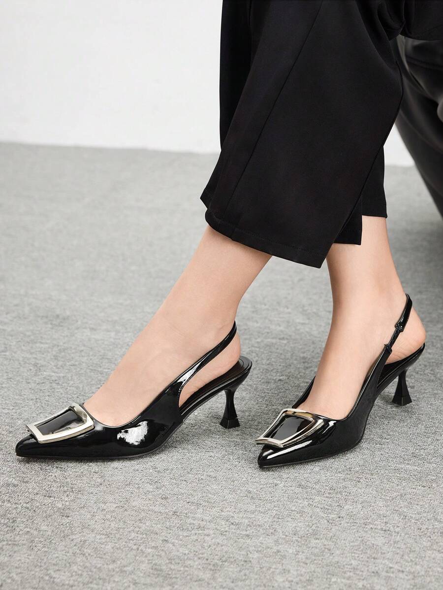 CUCCOO BIZCHIC Classic Pointed Toe Comfortable High Heel Pumps, New Women Fashion Dress Shoes For Christmas And New Year Holiday Vibe Fall And Winter