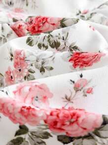 Cozy Pixies 女婴 2 合 1 色块花卉长袖收腰 A 字形连衣裙 - 彩色 - 查看 4