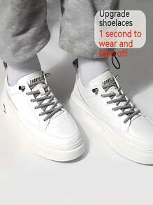 1 paio di lacci elastici senza allacciatura da 100 cm/39,4 pollici - lacci senza allacciatura per sneaker, scarpe da corsa, calzature scivolanti per uomo e donna, taglia unica per adulti (nero/bianco/colori)