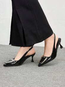 CUCCOO BIZCHIC Classic Pointed Toe Comfortable High Heel Pumps, New Women Fashion Dress Shoes For Christmas And New Year Holiday Vibe Fall And Winter