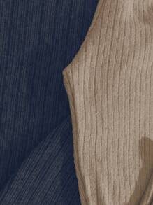 EURMUSE 100% Cotton 2Pcs  Striped Lounge Bottom - Multicolor - View 5