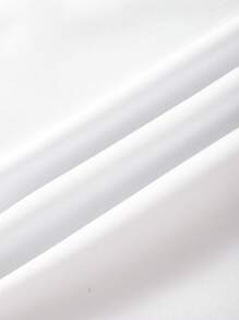 Manfinity Dauomo Áo nỉ dài tay cổ tròn in chữ rộng rãi cho nam, mùa thu/đông - trắng - Xem 3