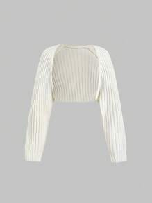 Sweetra Casual Versatile Minimalist Solid Color Vest Cardigan Fall Winter Cloth For Women - Multicolor - View 4