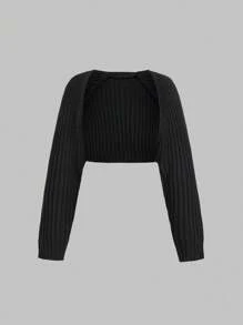 Sweetra Casual Versatile Minimalist Solid Color Vest Cardigan Fall Winter Cloth For Women - Multicolor - View 3