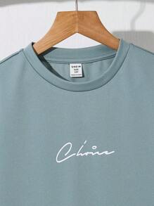 Camiseta de manga corta casual de 2 en 1 que se puede combinar con conjuntos de ropa de niños, para niños y adolescentes