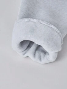 Manfinity Hypemode Loose Fit Men's Simple Letter Graphic Hoodie Sweatshirt, Men Hoodie, Gray Hoodie, Hoodies For Men - Grey - View 5