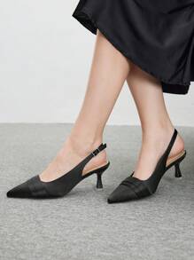 CUCCOO BIZCHIC Women's Fashion Pink High Heels For Party For Christmas And New Year Holiday Vibe Fall And Winter Valentines - Black - View 4