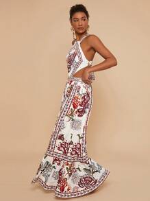 Travachic Fitted Printed Dress For Women