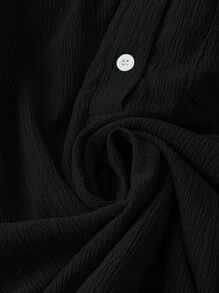 Rometta Plus Size Women's Solid Color Simple Casual Long Sleeve Blouse Fall Cloth For Women