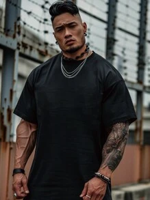 Manfinity Sport Corelite Áo thun thể thao tay ngắn thường ngày, đơn giản & thời trang để mặc hàng ngày - màu đen - Xem 2