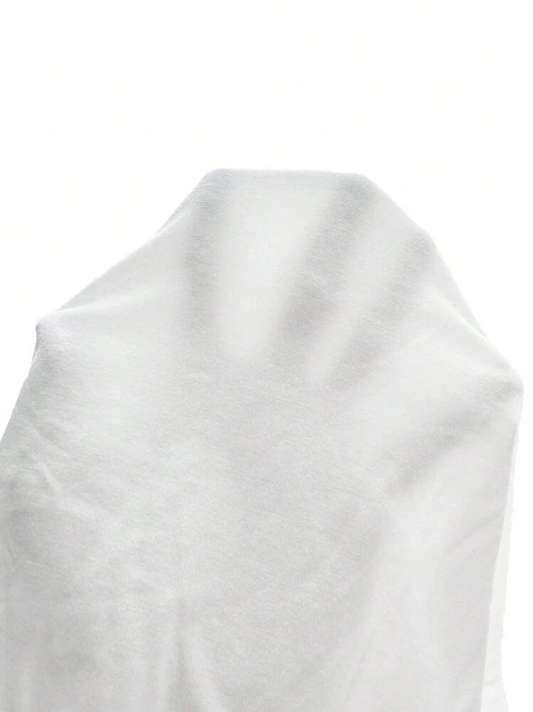 SHEIN MOD Top de tirantes unicolor fruncido - Blanco - Añade 8