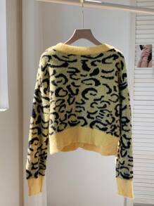 Muchica Women Plain Color Patchwork Front Button Long Sleeve Casual Top - Multicolor - View 2