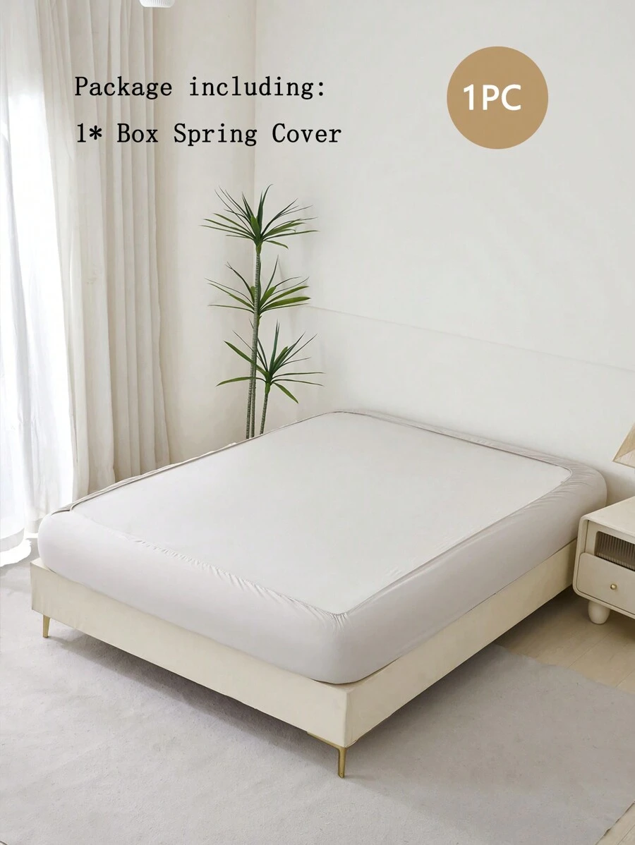 1 Stück Polyester weich & atmungsaktiv Fixleintuch, locker oben & straff unten, geeignet für alle Jahreszeiten, Anwendung für Schlafzimmer, Wohndekoration - Grau - Übersicht 1