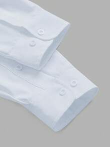 Manfinity VCAY Men's Front Button Long Sleeve Casual Shirt, Daily Wear